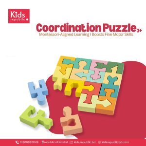 Self-Correcting Wooden Coordination Puzzle |  3+