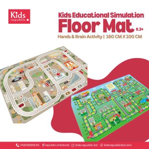 Kids Play Mat Rug Carpet Educational Playmat with Non-Slip Design