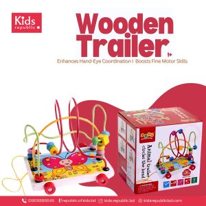 Wooden Trailer I Build-Cognitive-Skills I Fine-motor-skills