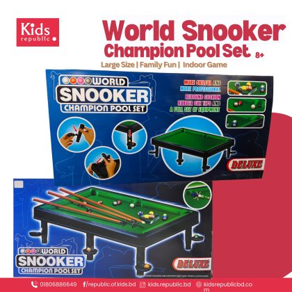 Kids World Snooker Champion Pool Set