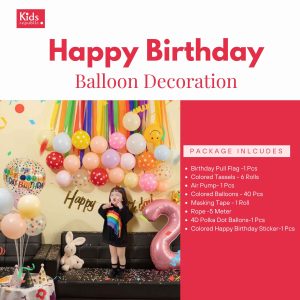 Happy Birthday Balloon Decoration Full Set