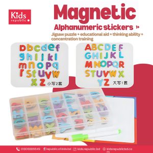 Magnetic Alphanumeric stickers