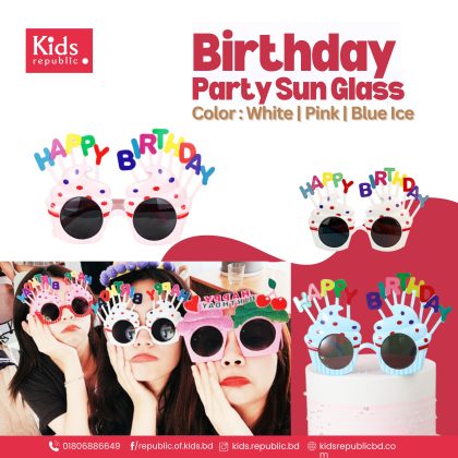 Birthday Party Sunglass | 3 Pieces Set |