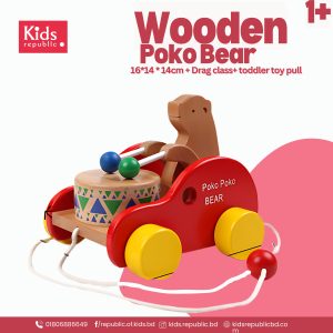 Wooden Poko Bear - Toddlers Best buddy