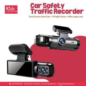 1080P WIFI Dual Camera Dash Cam for Cars, Front and Inside, Car Camera with IR Night Vision, Loop Recording, Wide Angle Car DVR