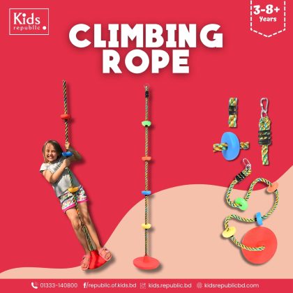 Indoor Climbing Rope for Kids – Safe & Premium Home Gym Toy in Bangladesh | Kids Republic
