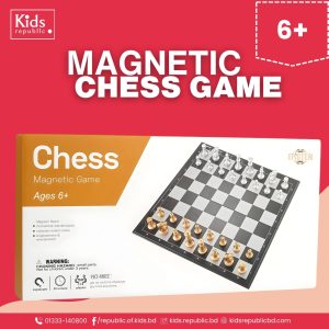Portable Magnetic Chess Set – Foldable Board with Strong Magnet Pieces