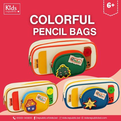 Stylish 2025 Pencil Case for Students –  Stationery Pouch Bag for Boys & Girls