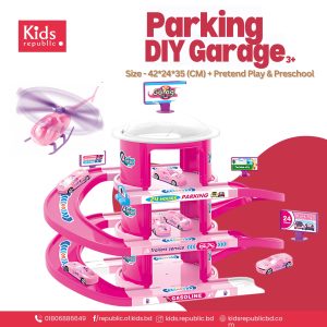 DIY Pink Garage | 3+ | Imaginary Pretend Play Set |