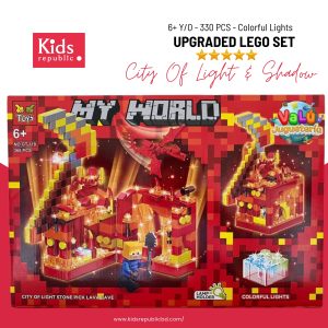 My World Minecraft LEGO City Lights Building Set – Creative Construction Toy for Kids | Kids Republic BD
