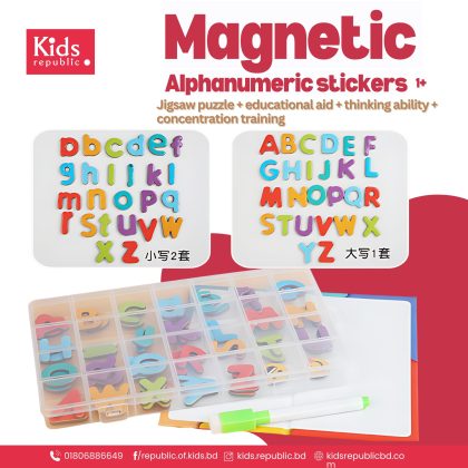 Magnetic Alphanumeric stickers
