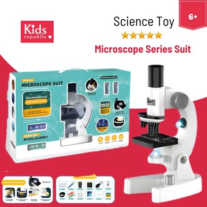 Microscope Series Suit for Kids – Educational Science Experiment Toy Set in Bangladesh | Kids Republic BD