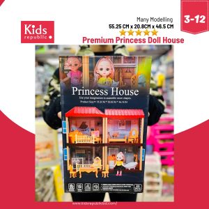 Premium Princess Doll House Set for Girls Bangladesh – Creative Dollhouse & Pretend Play Set - Perfect for Birthday Gifts