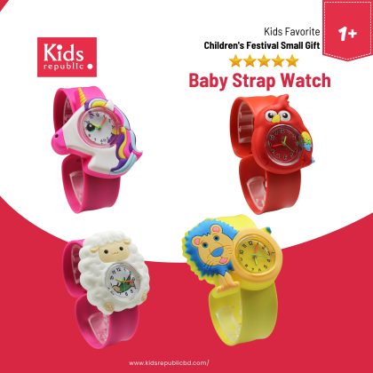 Baby Strap Watch – Silicon Strap – Easy to Wear & Remove | 1+