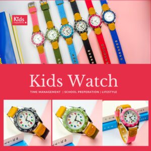 Elementary School Kid's  Premium Quartz Watch- Smart - Breathable Belt Watch