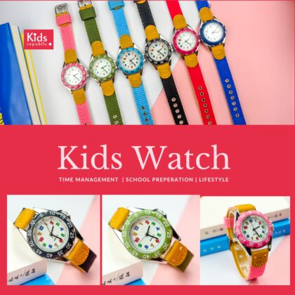 Elementary School Kid’s  Premium Quartz Watch- Smart – Breathable Belt Watch