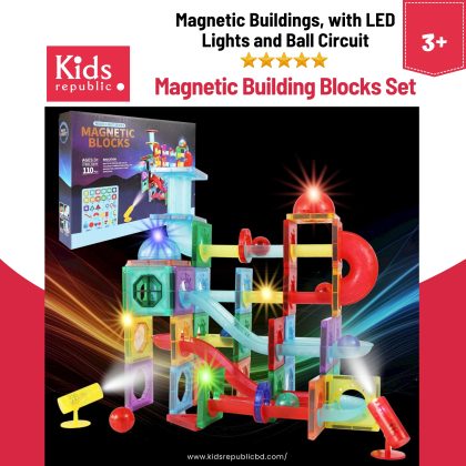 Magnetic Building Blocks Set 110-Piece  – Creative Learning Game for Kids in Banglades
