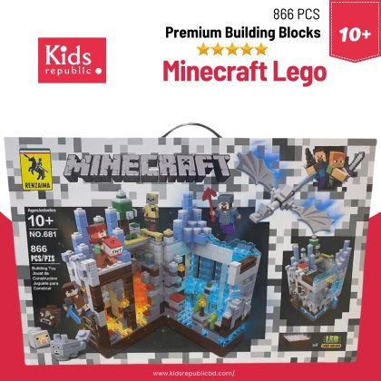 Minecraft Lego Puzzle Building Blocks  – 866 Pcs – Gift Toys BD