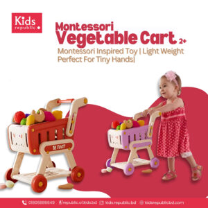 Montessori Vegetable Cart - 3+