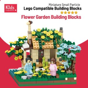 Flower Treehouse Building Blocks  - Miniature Puzzle Blocks - 625 PCS