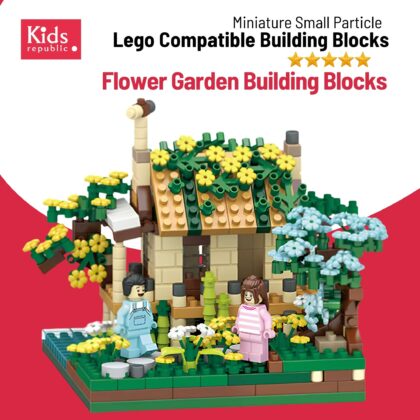 Flower Treehouse Building Blocks  – Miniature Puzzle Blocks – 625 PCS
