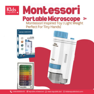 Mini Children Portable Microscope + 12 Slides